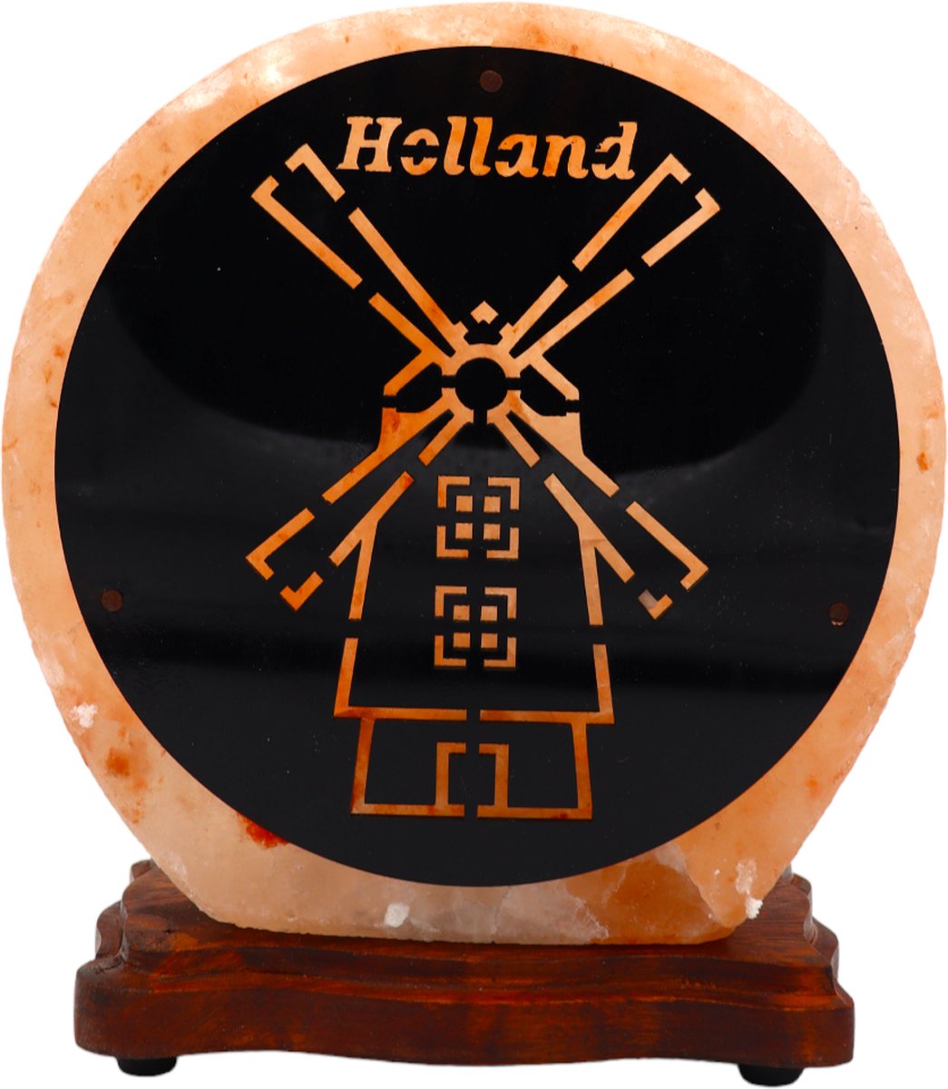 Himalaya Zoutlamp – Holland Design – Handgemaakt – 22x20x12 cm – 4 kg