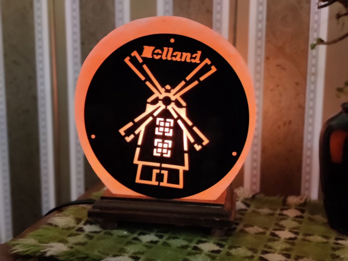 Himalaya Zoutlamp – Holland Design – Handgemaakt – 22x20x12 cm – 4 kg