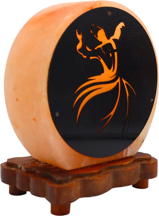 Himalaya Zoutlamp – Turkish Rumi Dance – Tafellamp (22×20×12 cm, 4 kg)