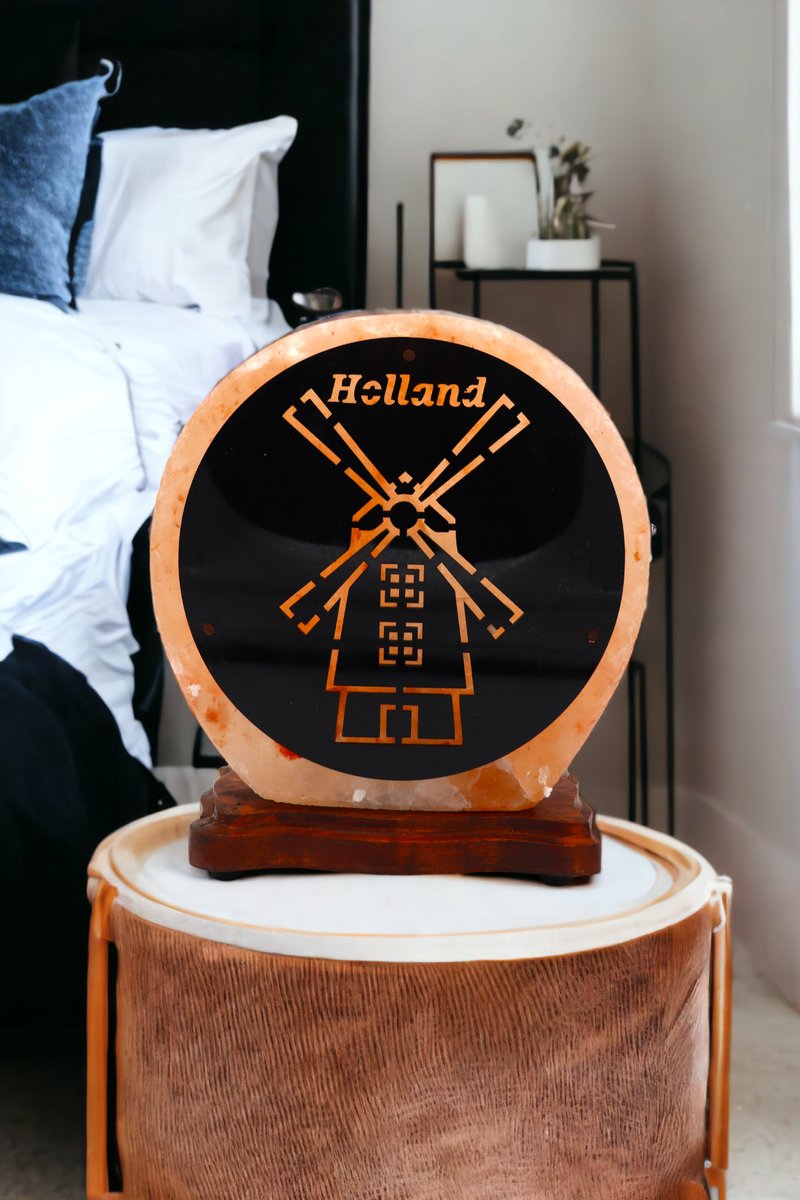 Himalaya Zoutlamp – Holland Design – Handgemaakt – 22x20x12 cm – 4 kg