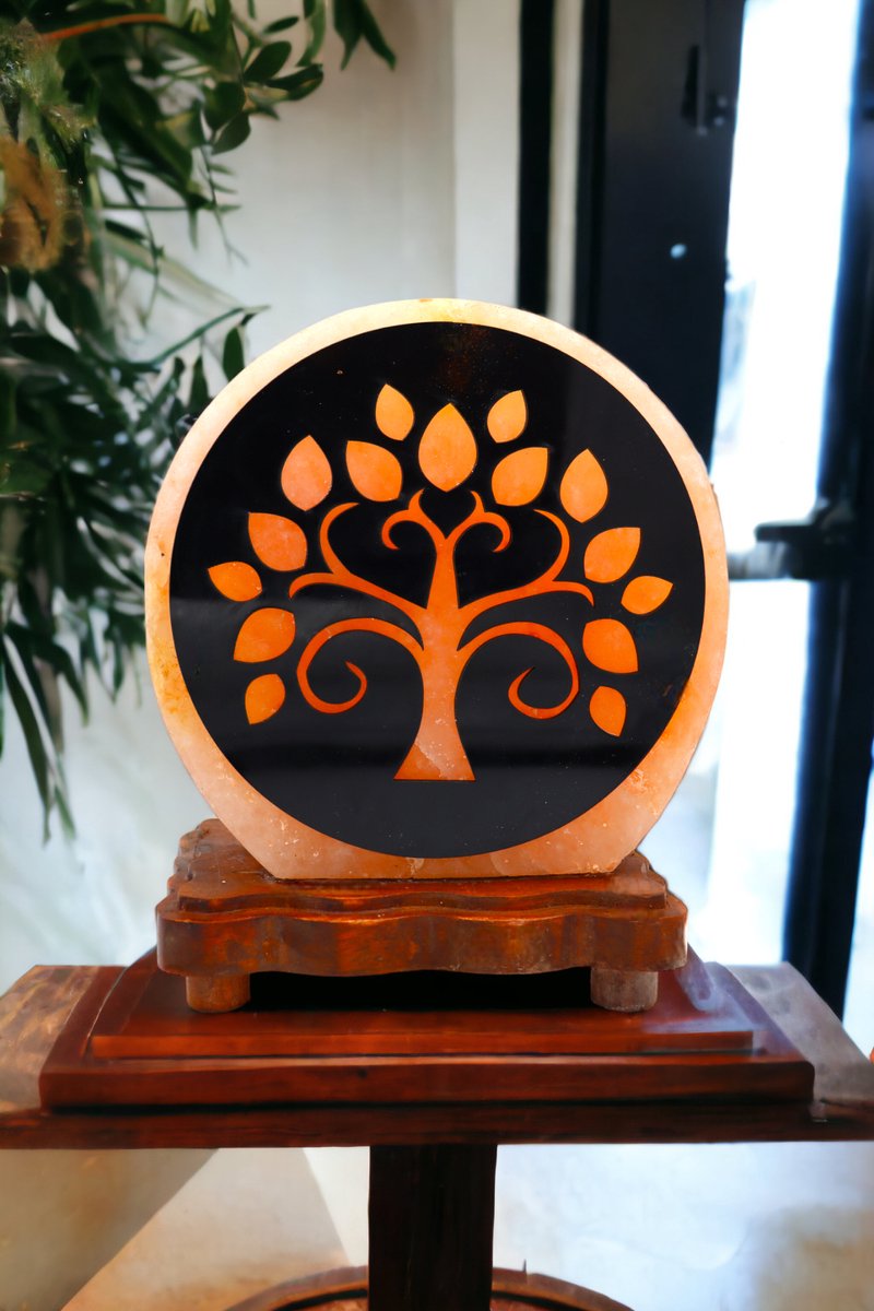 Himalaya Zoutlamp β Tree of Life β 3D Tafellamp β 20 cm Hoog β 4kg