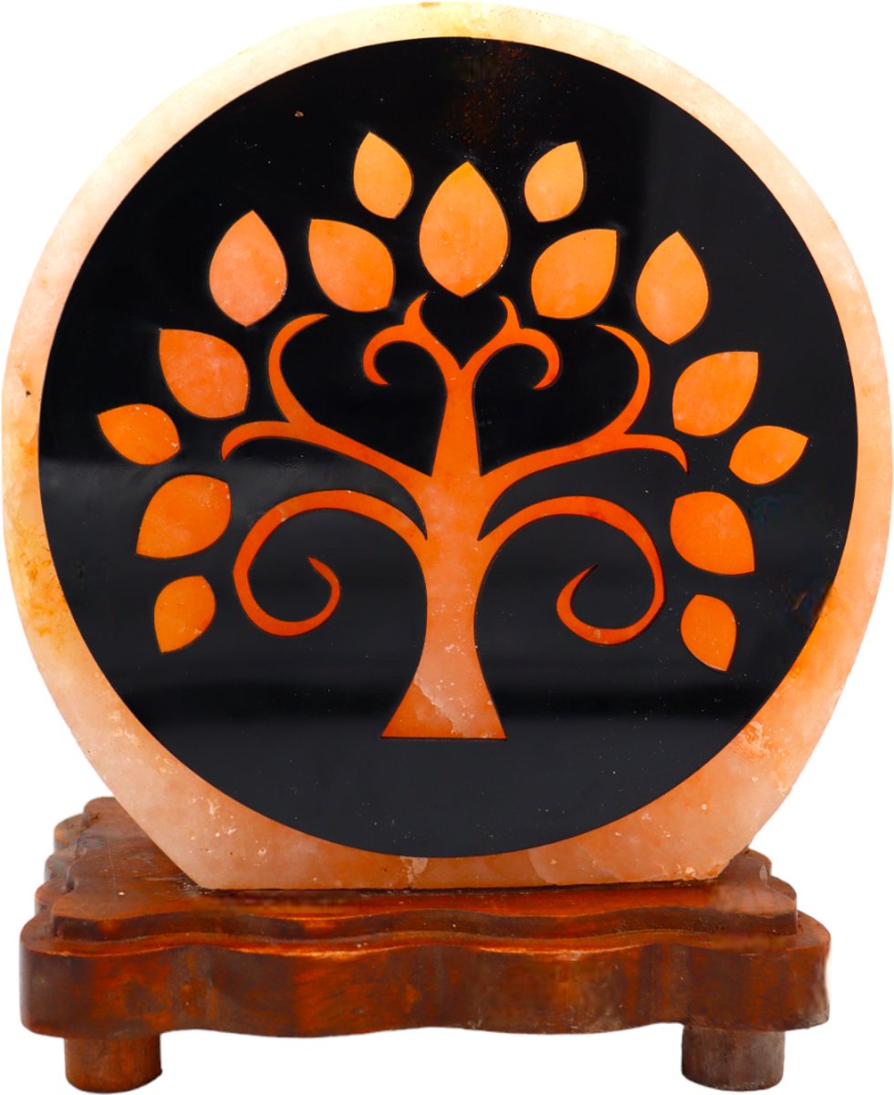 Himalaya Zoutlamp β Tree of Life β 3D Tafellamp β 20 cm Hoog β 4kg