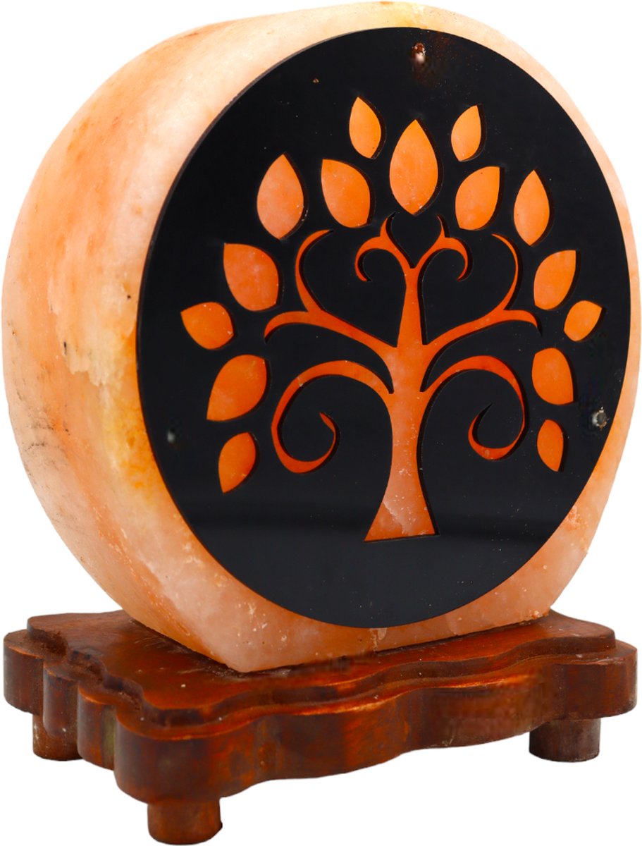 3D Zoutlampen met Gegraveerd Design