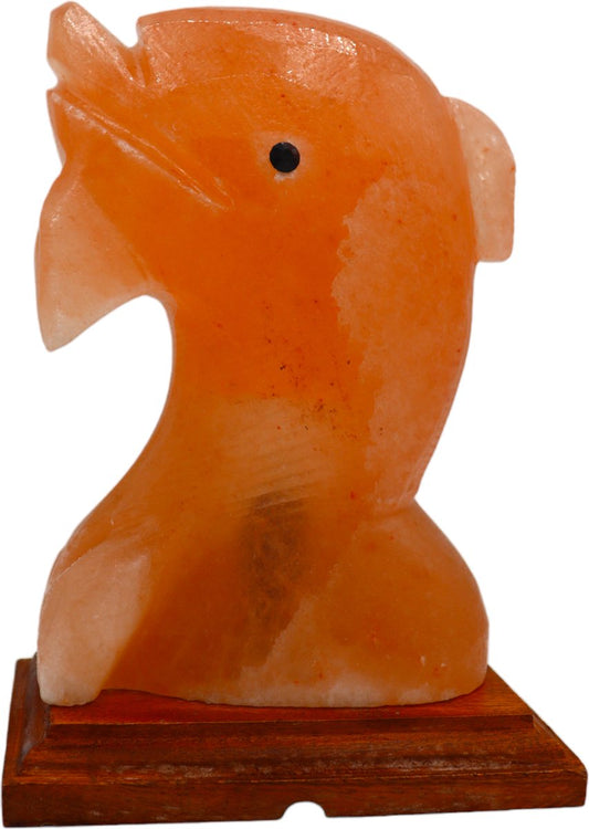 Handgemaakte Dolphin Sculptuur Himalaya Zoutlamp – 20 cm – 3 KG – Dimfunctie