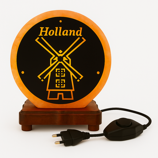 Himalaya Zoutlamp – Holland Design – Handgemaakt – 22x20x12 cm – 4 kg
