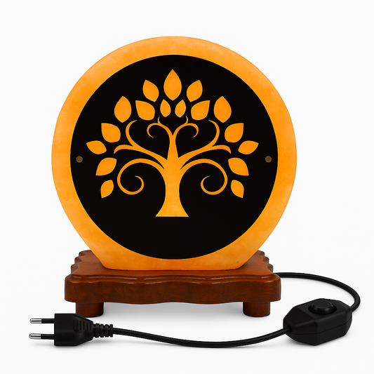 Himalaya Zoutlamp – Tree of Life – 3D Tafellamp – 20 cm Hoog – 4kg