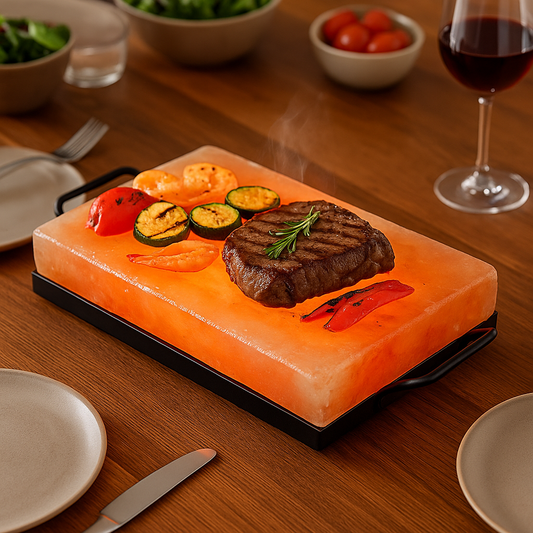 Himalaya Zout BBQ-Steen XXL 40 × 20 × 5 cm – 9 KG